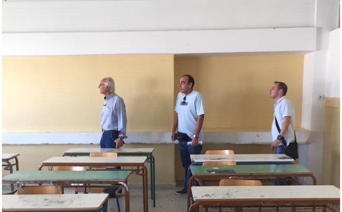 Συνεχίζονται οι έλεγχοι των σχολείων του Δήμου Βύρωνα για τυχόν ζημιές από τον σεισμό