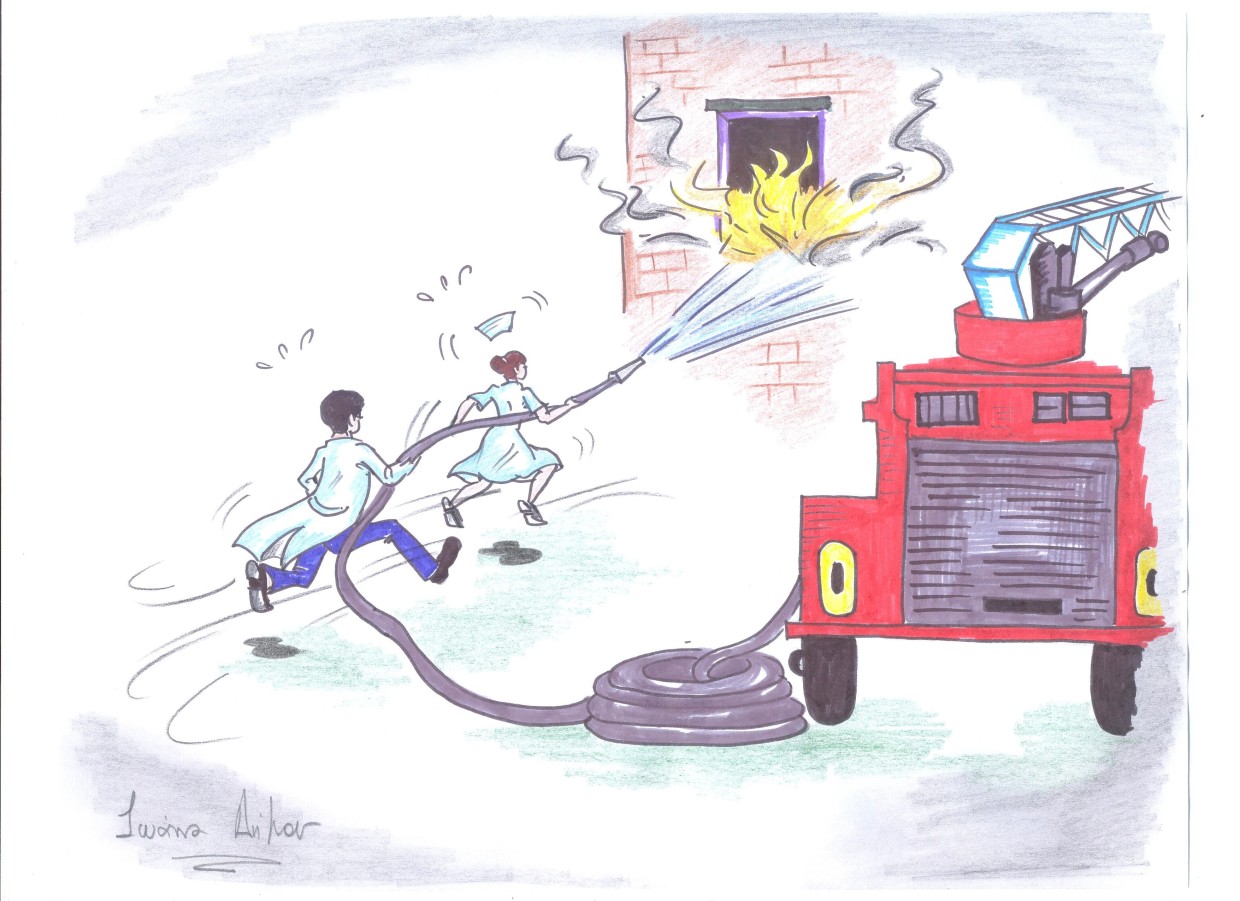 Εκπαίδευση του προσωπικού του ΚΥ Βύρωνα στους τρόπους πρόληψης και καταστολής αστικών πυρκαγιών