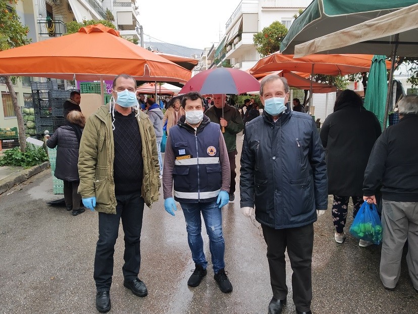 Κλιμάκιο του Δήμου Βύρωνα στις λαϊκές για την τήρηση των μέτρων προστασίας