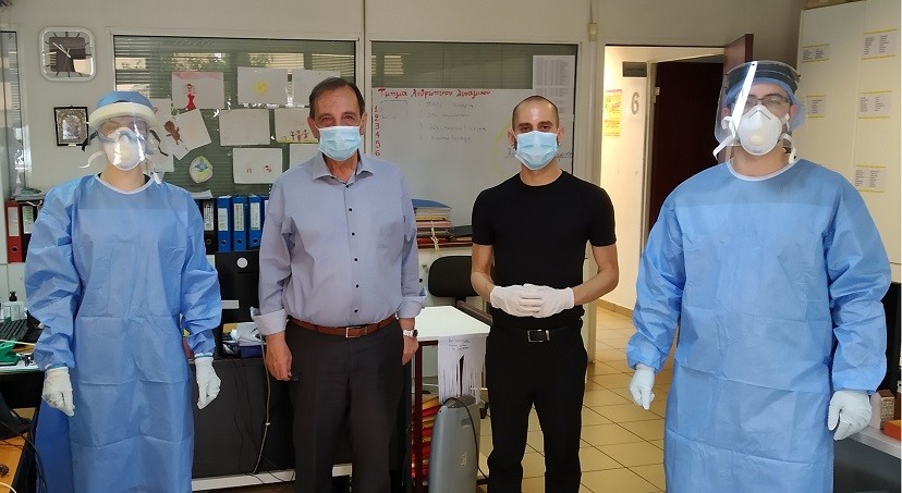 Προληπτικά τεστ για τον κορονοϊό covid -19 στο προσωπικό του Δήμου Βύρωνα 