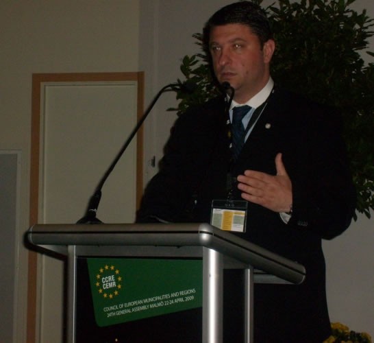 Ο Δήμαρχος Βύρωνα στην 24η Σύνοδο του Συμβουλίου Ευρωπαϊκών Δήμων και Περιφερειών