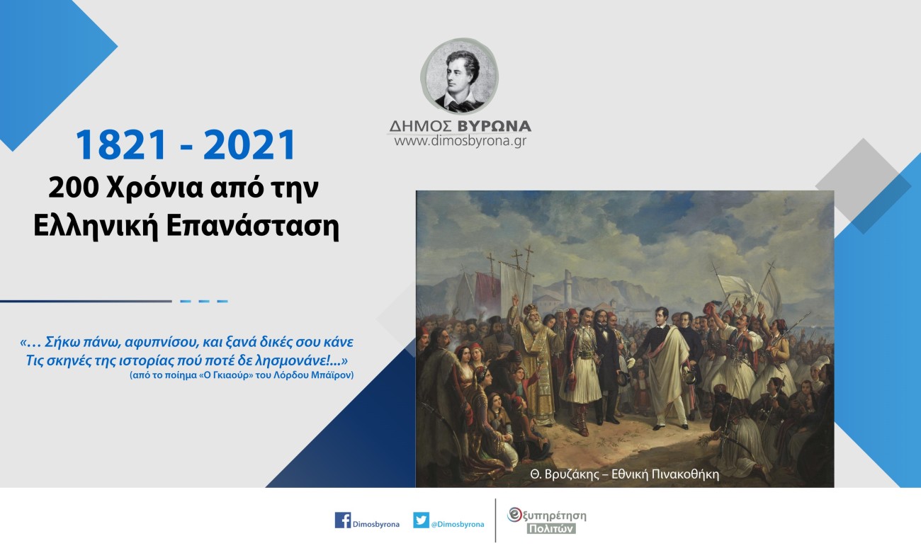 Εορτασμός της εθνικής επετείου της 25ης Μαρτίου 2021