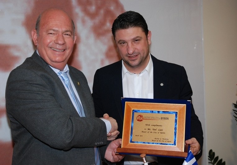 Με τον Δήμαρχο της πόλης Ράμλα συναντήθηκε ο Δήμαρχος Βύρωνα