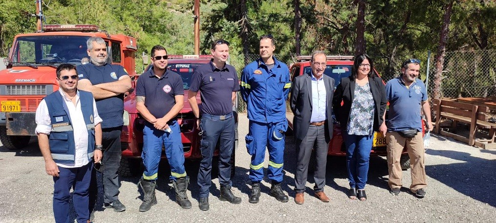 Επίσκεψη κλιμακίου της Πυροσβεστικής Υπηρεσίας Βελγίου στο Πυροφυλάκειο Βύρωνα