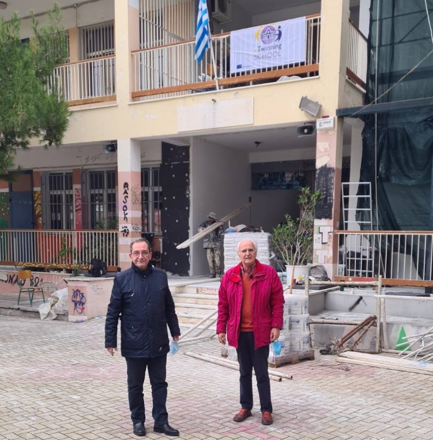 Συνεχίζονται οι εργασίες ενεργειακής αναβάθμισης του 1ου Γυμνασίου & 1ου Λυκείου Βύρωνα