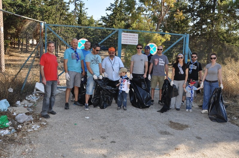 Οι πρόσκοποι και ο ΣΠΑΥ καθάρισαν τον Υμηττό