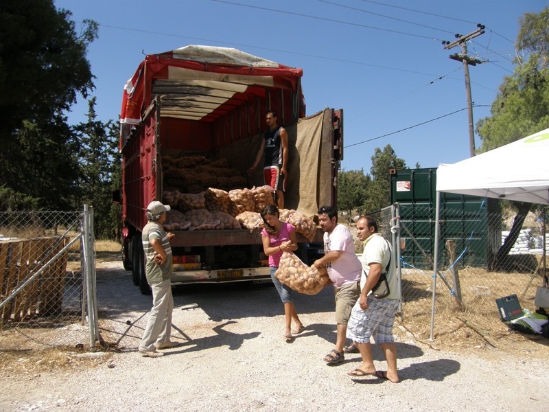 Δώδεκα επιπλέον τόνους πατάτας διένειμε ο Δήμος Βύρωνα