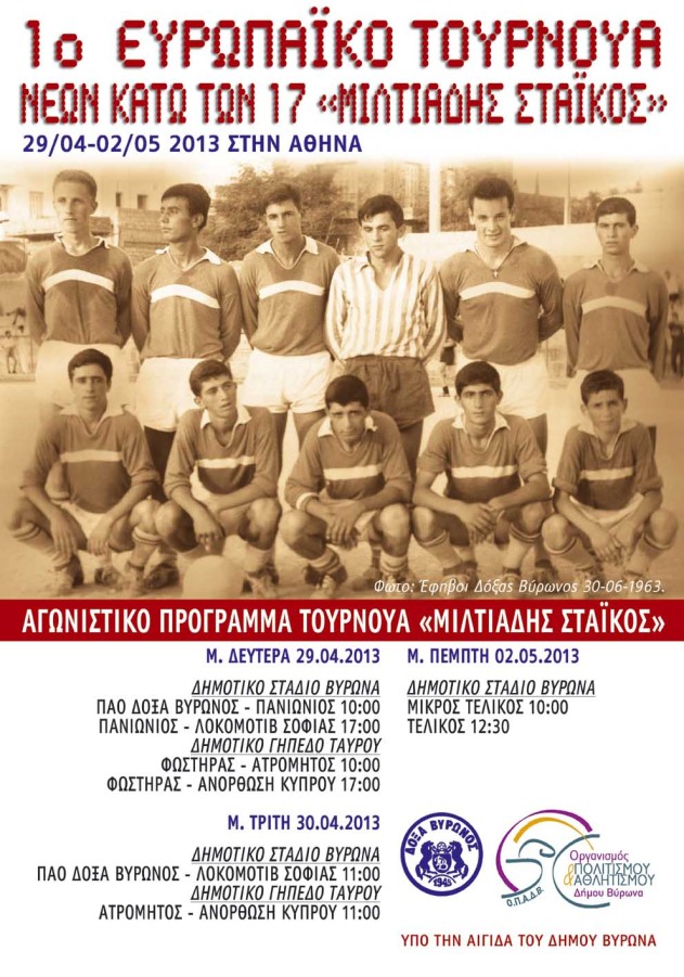 Ευρωπαϊκό Τουρνουά Ποδοσφαίρου Νέων στη μνήμη του Μιλτιάδη Στάικου