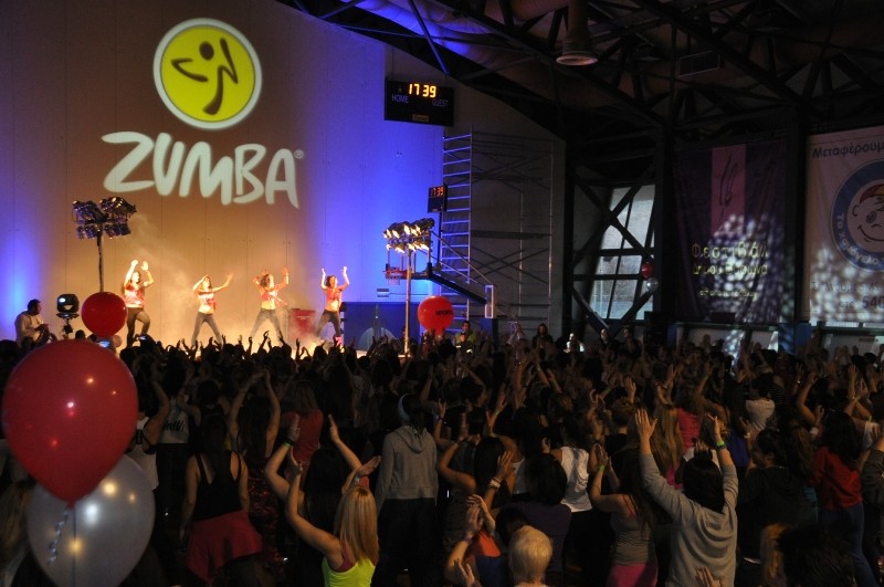 Εντυπωσιακή η συμμετοχή στο μαραθώνιο zumba για την ενίσχυση των παιδιών του Χατζηκυριάκειου Ιδρύματος