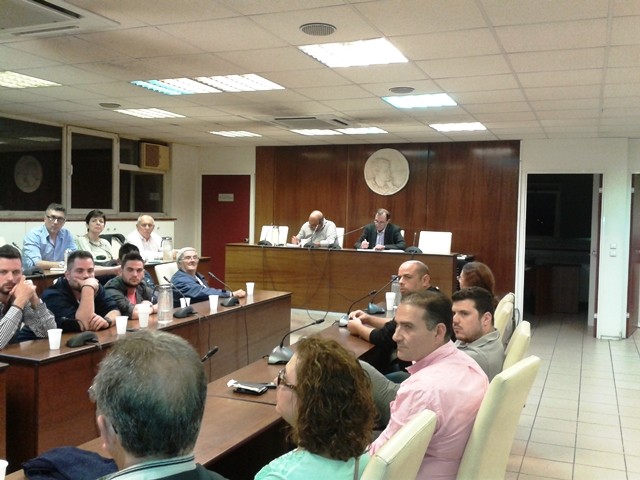 Συνάντηση του Δημάρχου με τους επαγγελματίες του Δήμου 