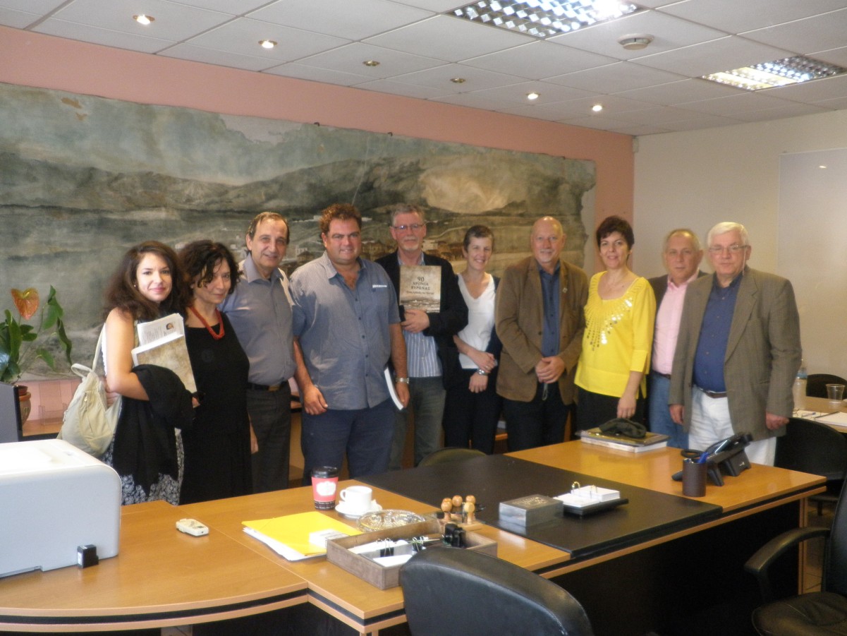 Συνάντηση του Δημάρχου με μέλη του Βρετανικού Δικτύου Αλληλεγγύης