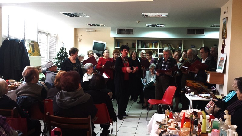 Θερμή υποδοχή των Χριστουγέννων στα Κ.Α.Π.Η. του Βύρωνα.