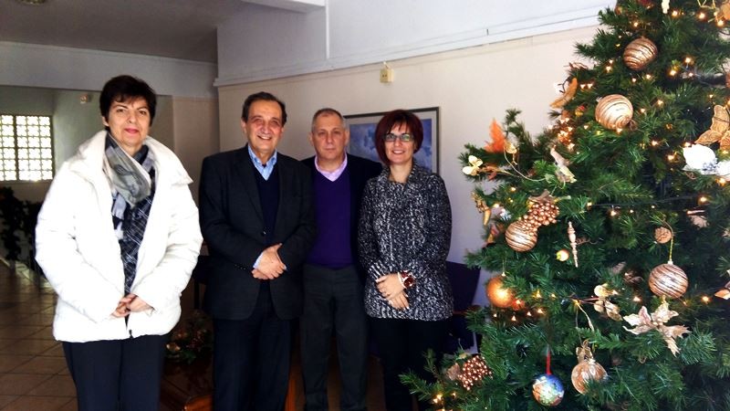 Εορταστική Επίσκεψη στον Κοινωνικό Ξενώνα Καρέα