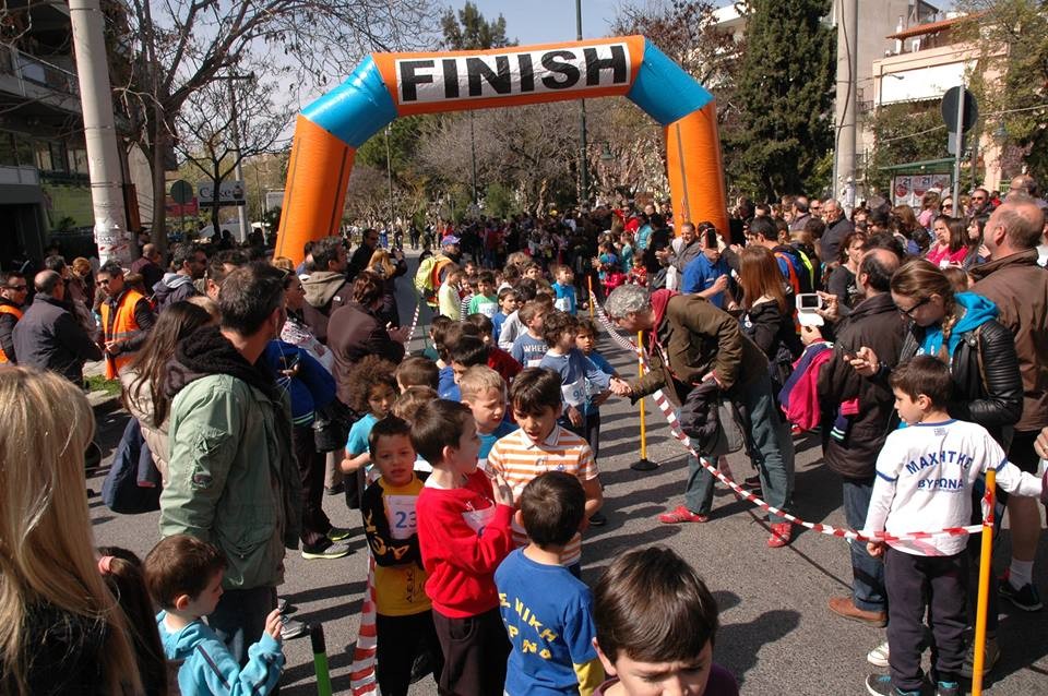 1ος Αγώνας Δρόμου Δήμου Βυρωνα - Αποτελέσματα 