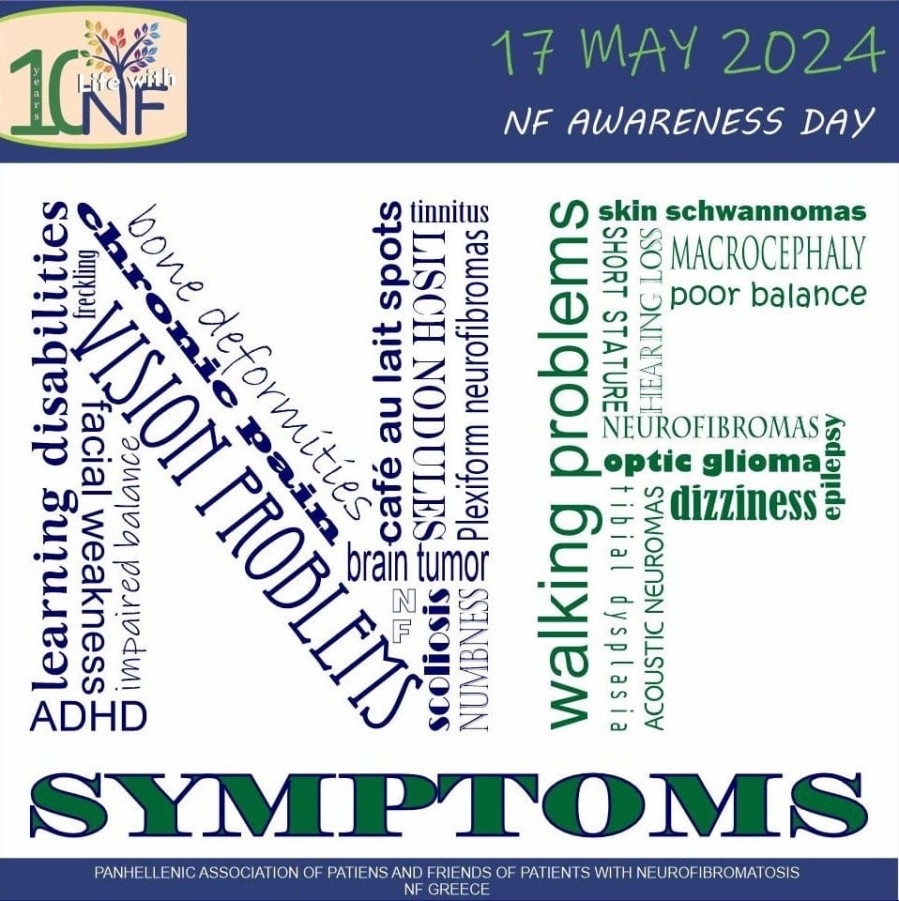 Φωταγώγηση του Συντριβανιού (Καραολή Δημητρίου) έναντι Δημαρχείου Βύρωνα, στο πλαίσιο της διεθνούς Ημέρας για τη Νευροϊνωμάτωση (ΝF)/17 Μαΐου 2024