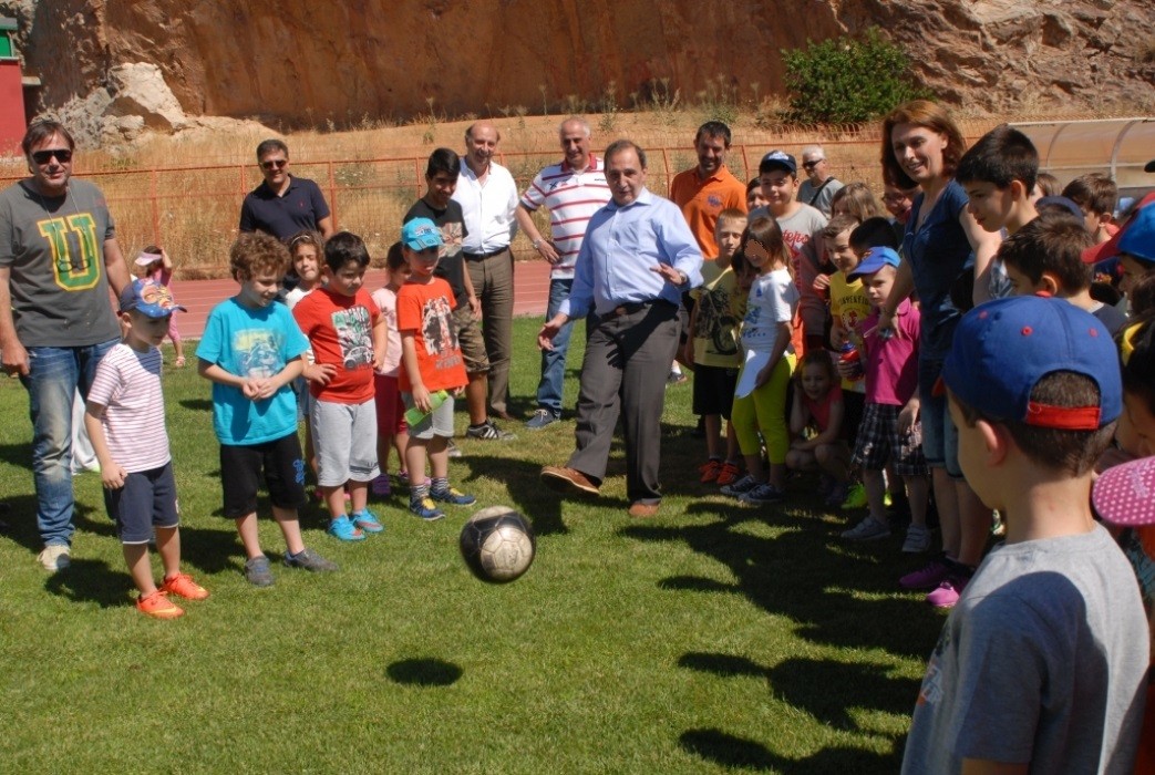 Επίσκεψη Γιώργου Καραγκούνη στο Summer Camp του Δήμου