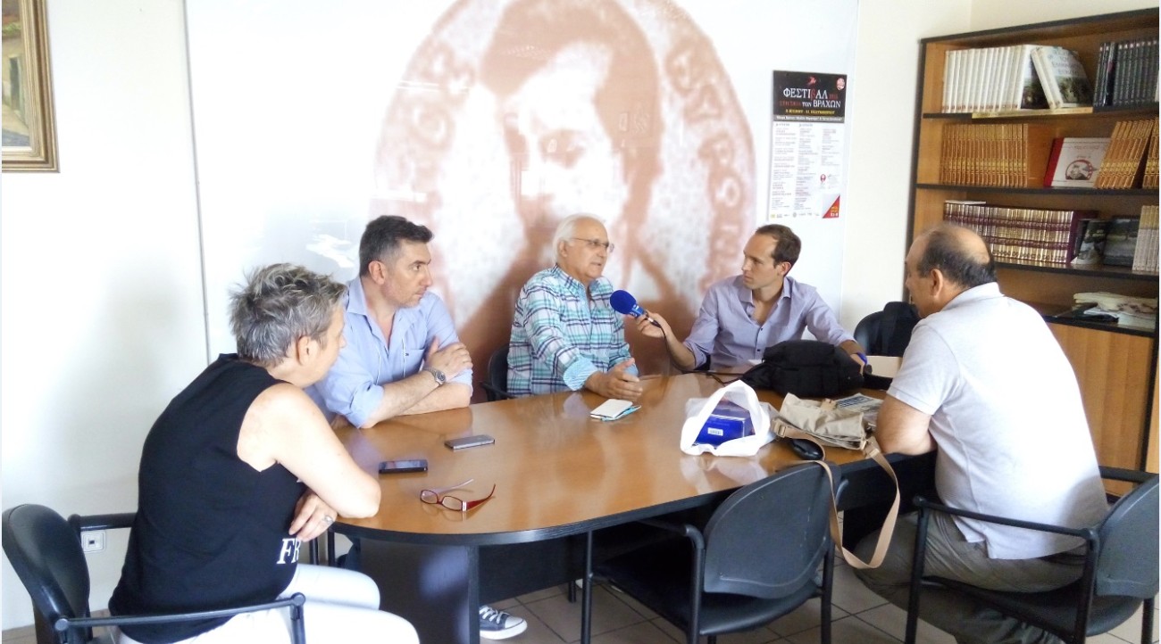 Επίσκεψη του ραδιοφωνικού καναλιού  Europe 1 στο Δημαρχείο του Βύρωνα