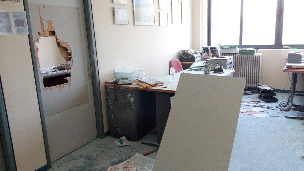 Βανδαλισμοί στο 4ο Γυμνάσιο Βύρωνα