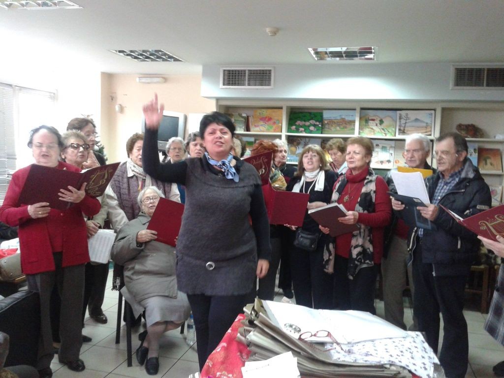 Χριστουγενιάτικη εκδήλωση στο ΚΑΠΗ Μεταμόρφωσης