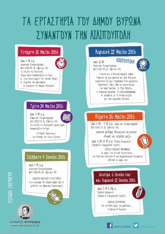 Τα Εργαστήρια του Δήμου Βύρωνα συναντούν την Λιλιπούπολη