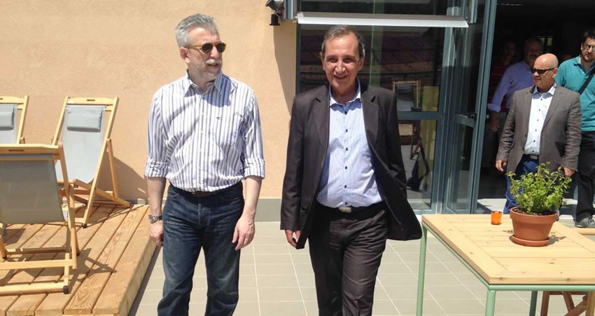 Επίσκεψη Κοντονή στο Κολυμβητήριο του Βύρωνα