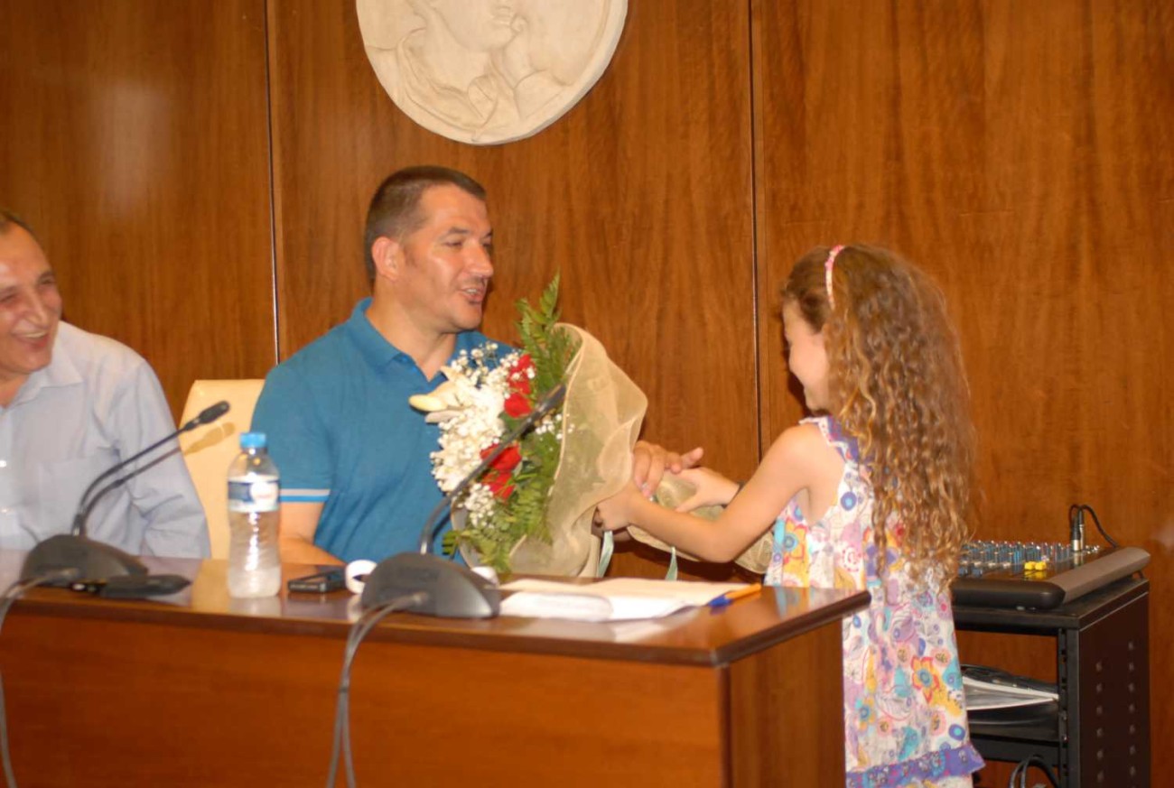 Επίσκεψη Πύρρου Δήμα στο Δημαρχείο