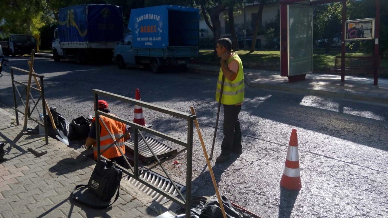 Καθαρισμός φρεατίων Δήμου Βύρωνα