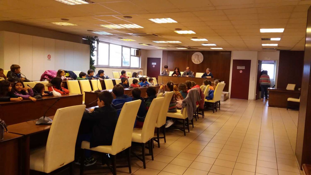 Επίσκεψη του 6ου Δημοτικού Σχολείου στο Δημαρχείο