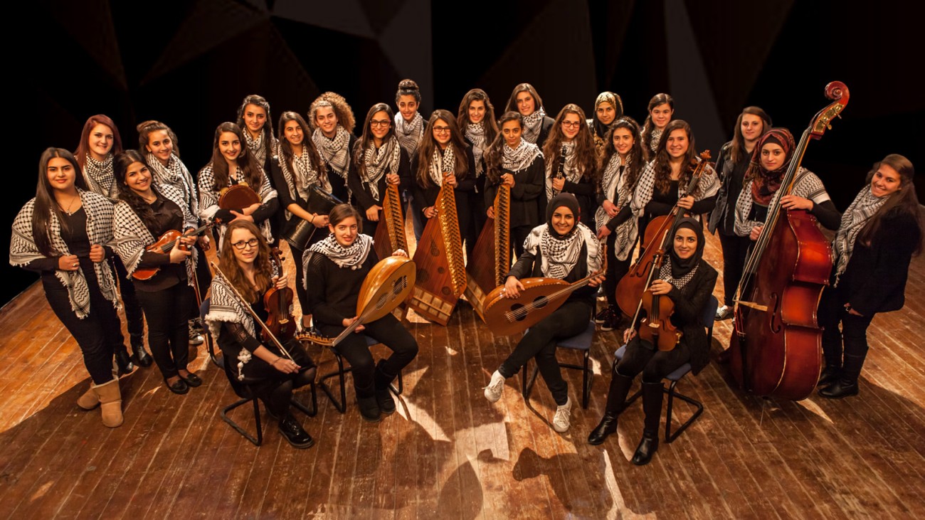 ΣΥΝΑΥΛΙΑ ΓΥΝΑΙΚΕΙΑ ΟΡΧΗΣΤΡΑ ΚΑΙ ΧΟΡΩΔΙΑ BANAT AL-QUDS στις 06/07 στο φεστιβάλ ''Στη Σκιά των Βράχων 2017''