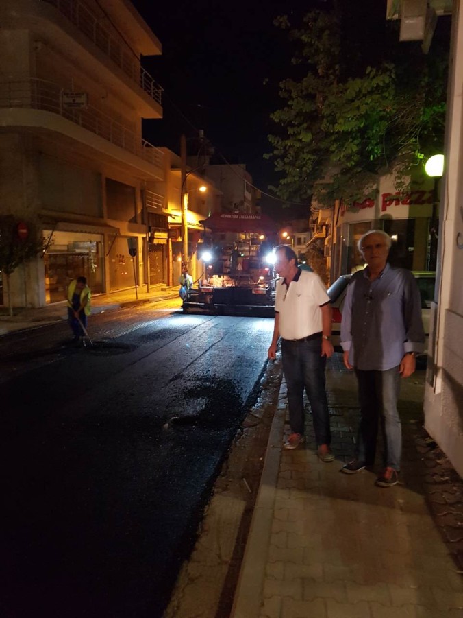 Συνεχίζονται με εντατικό ρυθμό οι ασφαλτοστρώσεις στον Δήμο Βύρωνα