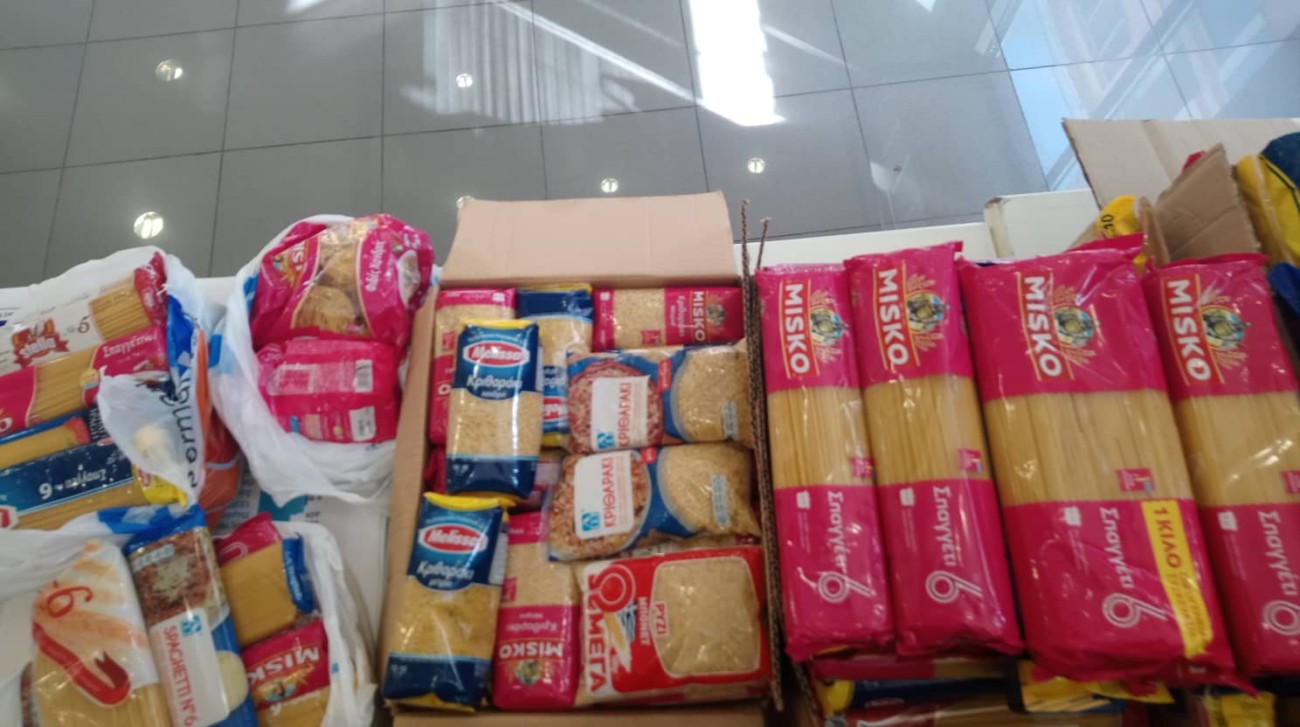 Δράση Συγκέντρωσης Ζυμαρικών από Δομές Παροχής Βασικών Αγαθών (Κοινωνικό Παντοπωλείο & Δομή Παροχής Συσσιτίου) Δήμου Βύρωνα που πραγματοποιήθηκε από τις 25/10/2018 έως και τις 02/11/2018