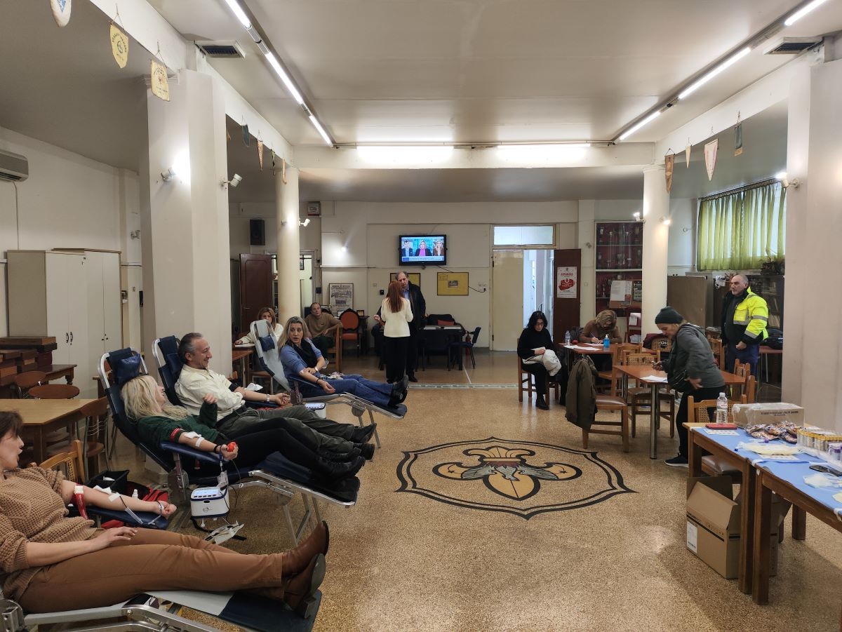 Η πρώτη Εθελοντική Αιμοδοσία για το 2025, στο Δήμο Βύρωνα, ολοκληρώθηκε με μεγάλη επιτυχία!