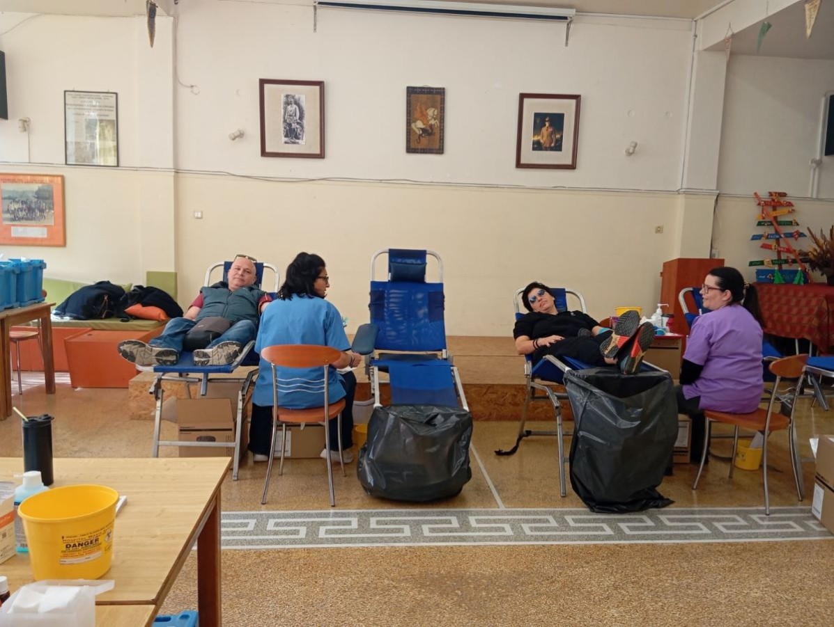 Με επιτυχία πραγματοποιήθηκε η Εθελοντική Αιμοδοσία του Δήμου Βύρωνα στις 28.3.2025