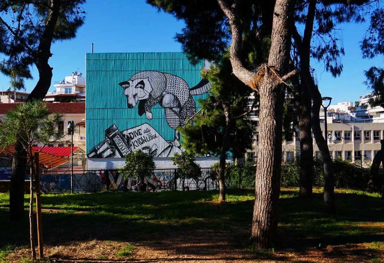 Ένα ξεχωριστό έργο του Βέλγου street artist Wietse, κοσμεί πλέον τα σχολεία της Αγίας Τριάδας!