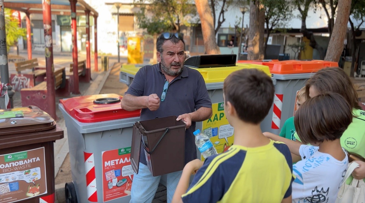 Μια πολύ όμορφη γιορτή ανακύκλωσης στην πλατεία Γ. Κολλημένου (Τσιρακοπούλου), την Τετάρτη, 13/9
