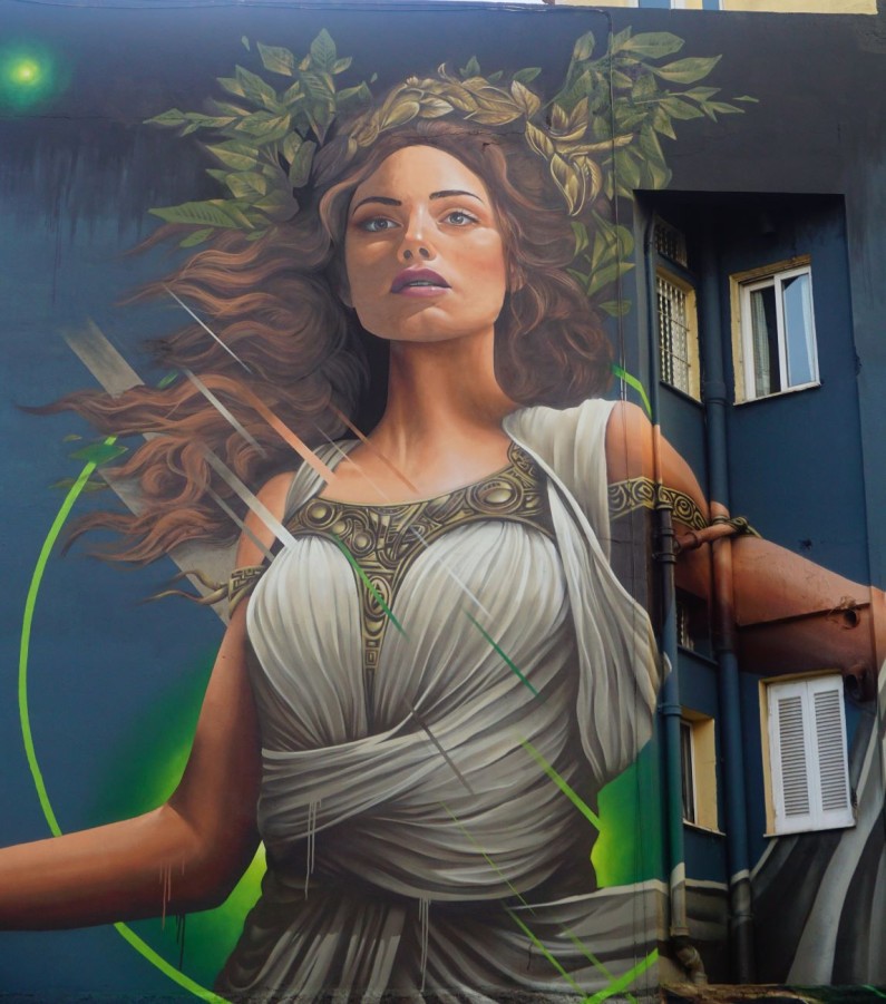 Μια νέα πανέμορφη τοιχογραφία κοσμεί πλέον το Δήμο μας στην περιοχή της Νεράιδας!