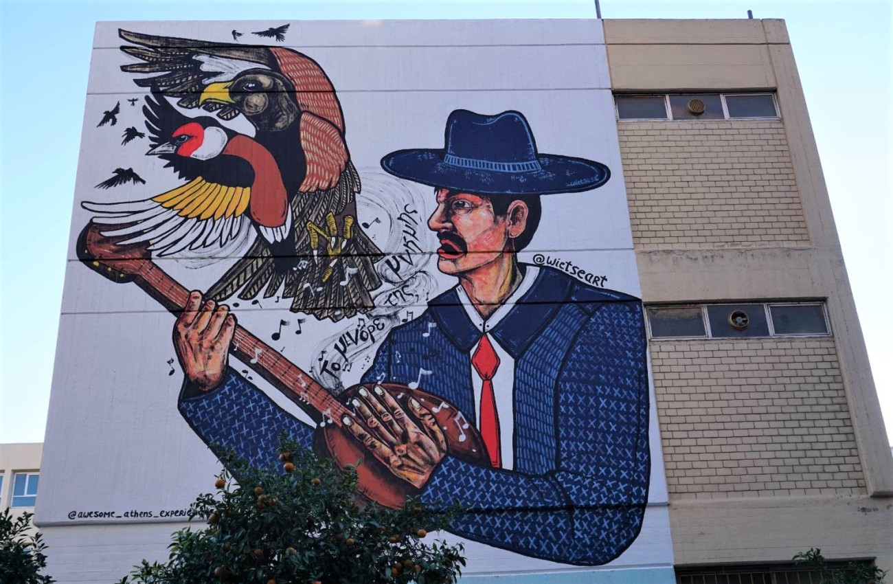 «The baglamas player» το 2ο έργο του Wietse στα σχολεία της Αγίας Τριάδας