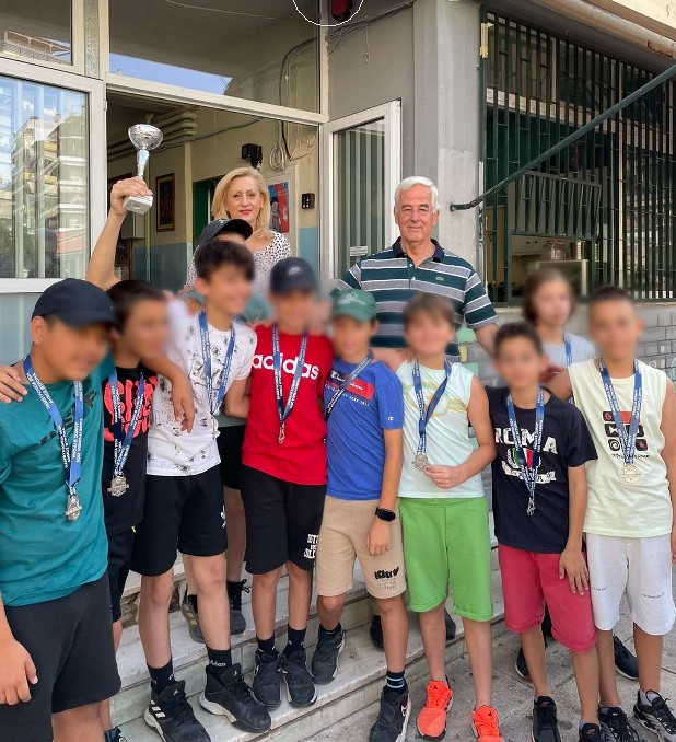 βράβευση του 1ου Δημοτικού Σχολείου Βύρωνα για τα Παμβυρώνεια 2024