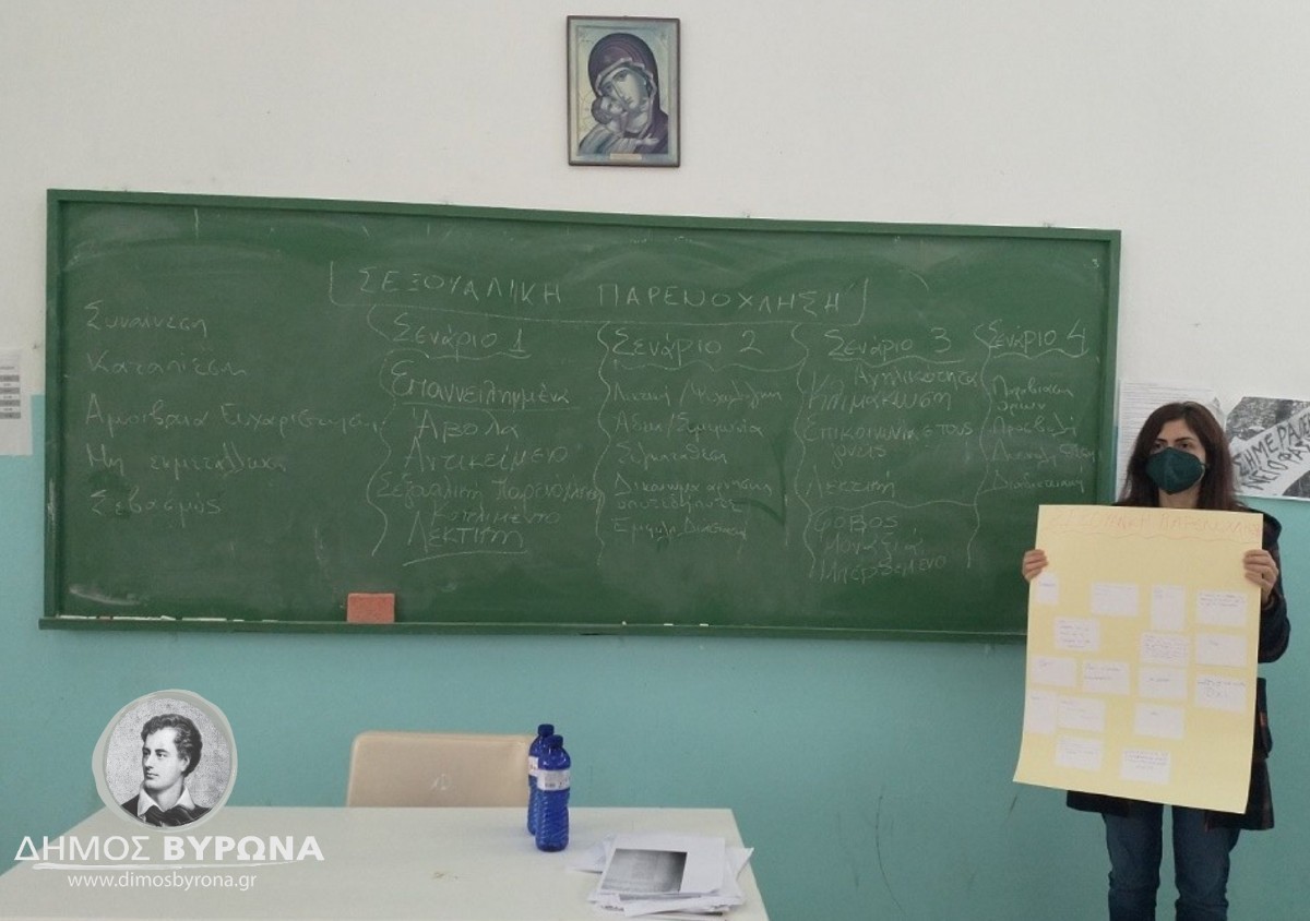 Με το 1ο Λύκειο Βύρωνα ξεκινά το πρόγραμμα για την σεξουαλική διαπαιδαγώγηση στην εφηβεία