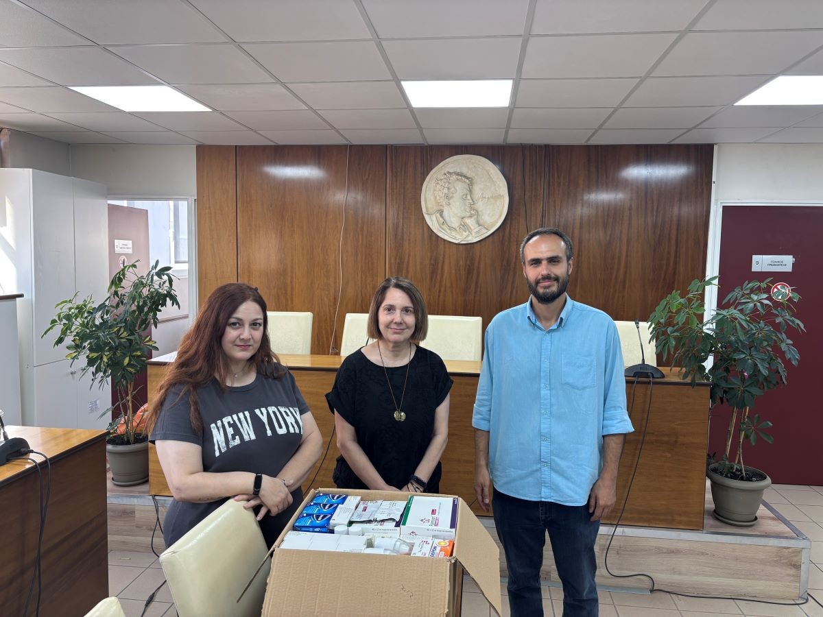 Δωρεά φαρμακευτικού υλικού στη μνήμη του αειμνήστου Σάββα Γεωργιάδη προς το Κοινωνικό Φαρμακείο Δήμου Βύρωνα