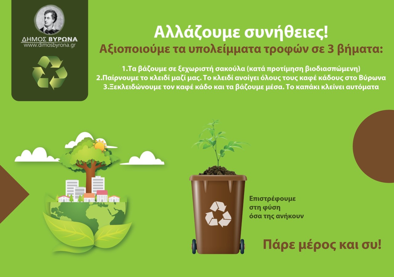 Οι «πρωταθλητές» στη συλλογή βιοαποβλήτων στο  Δήμο Βύρωνα! 