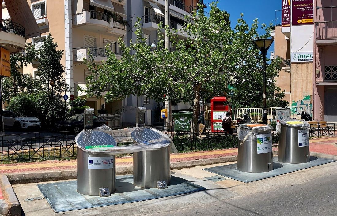 Στα 29 έφτασαν τα νέα συστήματα υπόγειων κάδων στο Δήμο Βύρωνα