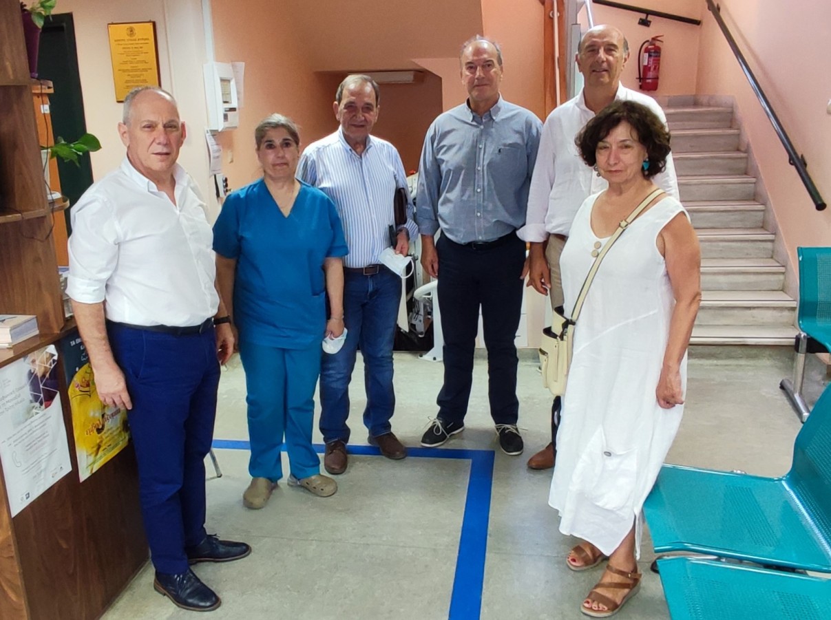 Επίσκεψη του Δημάρχου Γρηγόρη Κατωπόδη στο Κέντρο Υγείας Βύρωνα