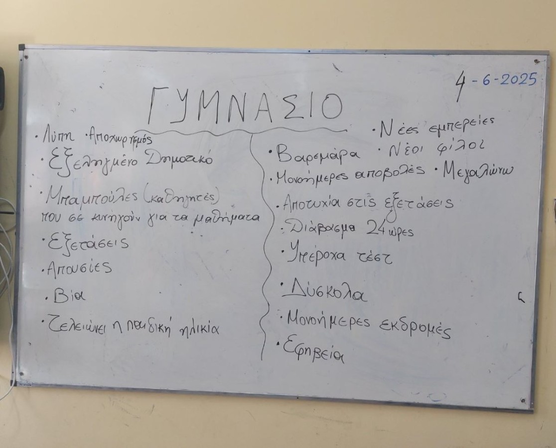 Με επιτυχία και συγκίνηση ολοκληρώθηκε το πρόγραμμα μετάβασης των μαθητών/τριών της ΣΤ΄Δημοτικού στο Γυμνάσιο 