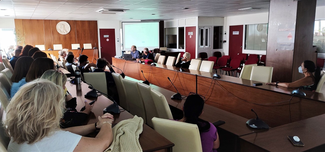 Εκπαίδευση της ομάδας Α΄ Βοηθειών του Δημαρχείου Βύρωνα