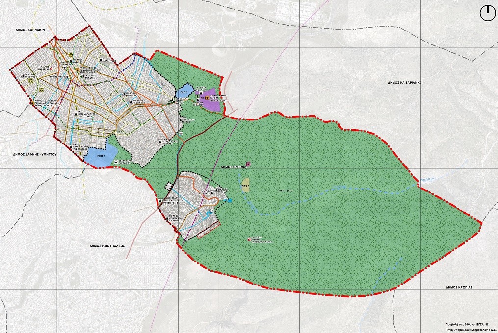 Δημοσιοποίηση της Στρατηγικής Μελέτης Περιβαλλοντικών Επιπτώσεων (ΣΜΠΕ) της Τροποποίησης του Γενικού Πολεοδομικού Σχεδίου (ΓΠΣ) Δήμου Βύρωνα