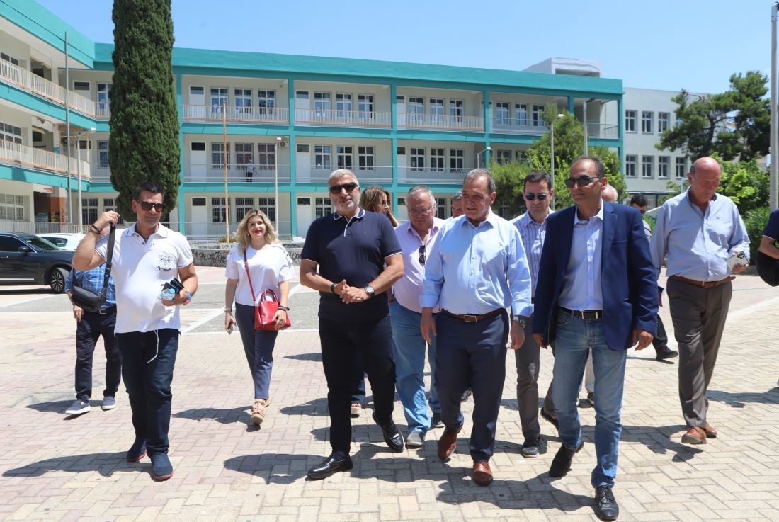 Επίσκεψη του Περιφερειάρχη Αττικής Γιώργου Πατούλη στο Δήμο Βύρωνα 