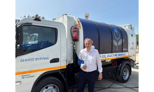 Νέο Ηλεκτρικό απορριμματοφόρο για βιοαπόβλητα απέκτησε ο Δήμος Βύρωνα