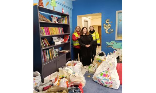 Παραδόθηκαν είδη πρώτης ανάγκης, παιχνίδια κ.α. στο 