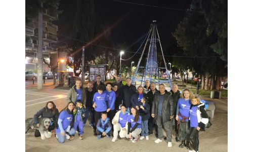  Ο Δήμος Βύρωνα φωταγώγησε το συντριβάνι, έναντι του Δημαρχείου,  ενόψει του εορτασμού της Παγκόσμιας ημέρας για το Σύνδρομο ANGELMAN